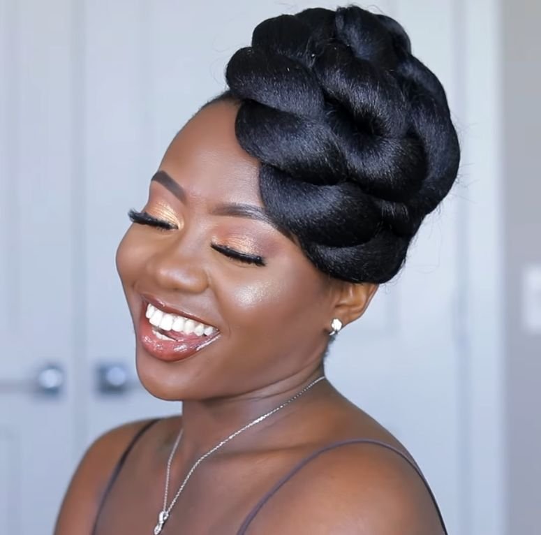 This Wedding Guest Natural Hairstyle is Exactly What You're Looking For!